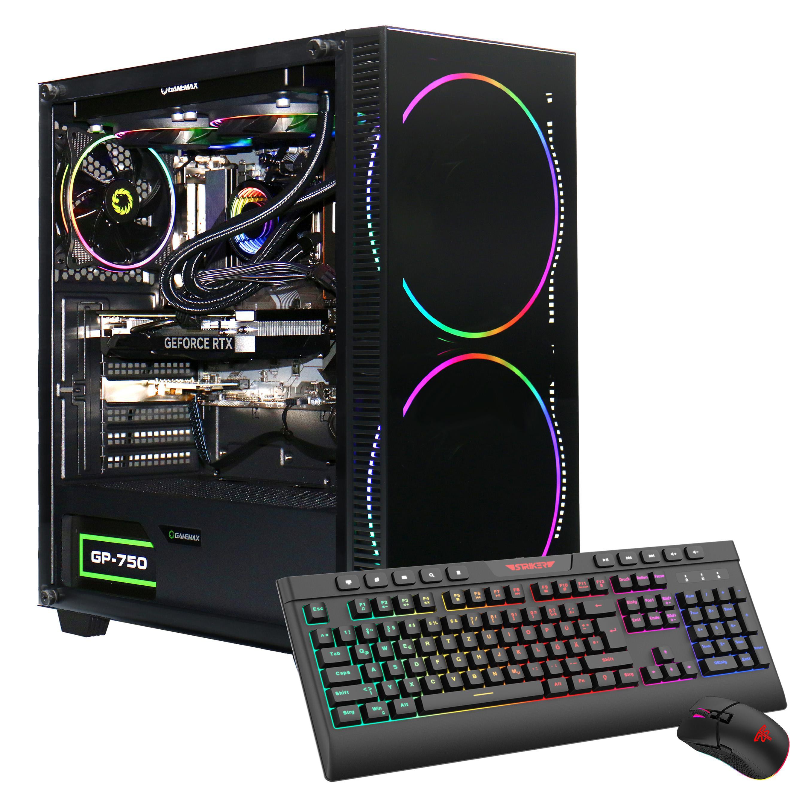 Hyrican GAMEMAX Black Hole 7967 Ryzen 7 9700X WAK 16GB/1TB SSD RTX 5060 Ti Win11 Image