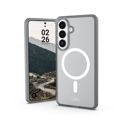 UAG Urban Armor Gear Dot Case mit Magnet-Modul für Samsung Galaxy S26+ true ice (transparent)/ash (grau)