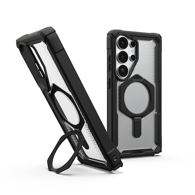 UAG Urban Armor Gear Plasma XTE Kickstand Case mit Magnet-Modul für Samsung Galaxy S26 Ultra schwarz/transparent