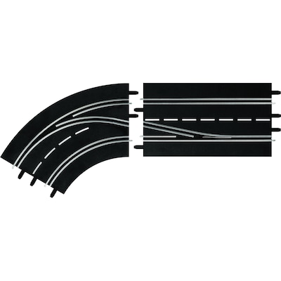 Image of Carrera Digital 124 Spurwechselkurve links, innen nach außen