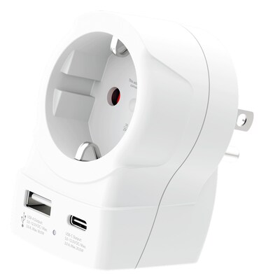 SKROSS Europa für USA USB AC20PD Reiseadapter mit USB 1.500284-E