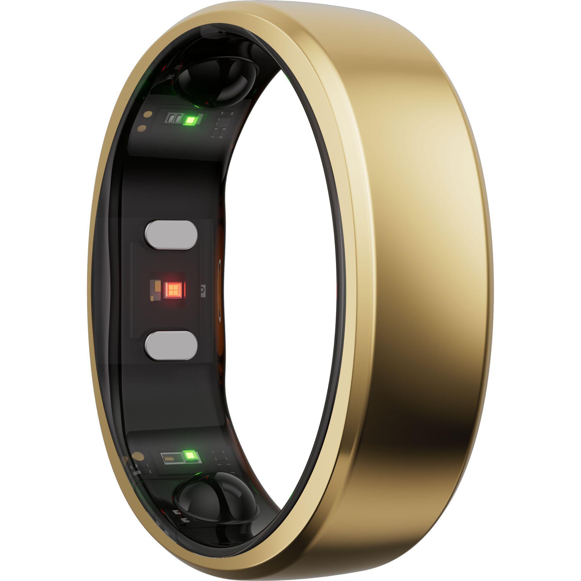 RingConn Smart Ring Gen2 für Frauen und Männer - Schlaf- und Fitness Tracking Wearable - Herzfrequenz - Rosegold Größe 8