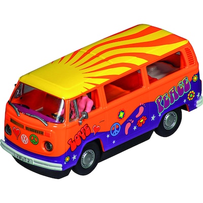 Carrera Digital 132 VW Bus T2b "Peace and Love"