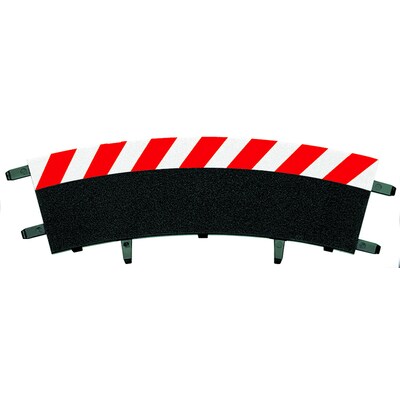 Image of Carrera Digital 124 Außenrandstreifen für Kurve 2/30° (6), Endstücke (2)
