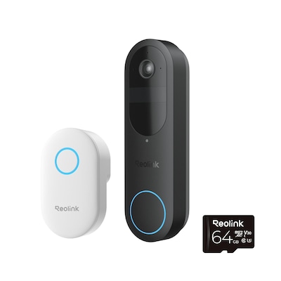 Reolink D340B Doorbell mit Chime + 64GB SD