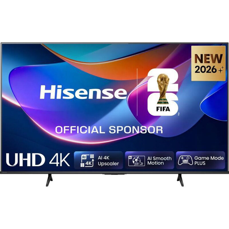 Hisense 108Cm 43" 4K Uhd Smart Tv Fernseher Schwarz 43A6s
