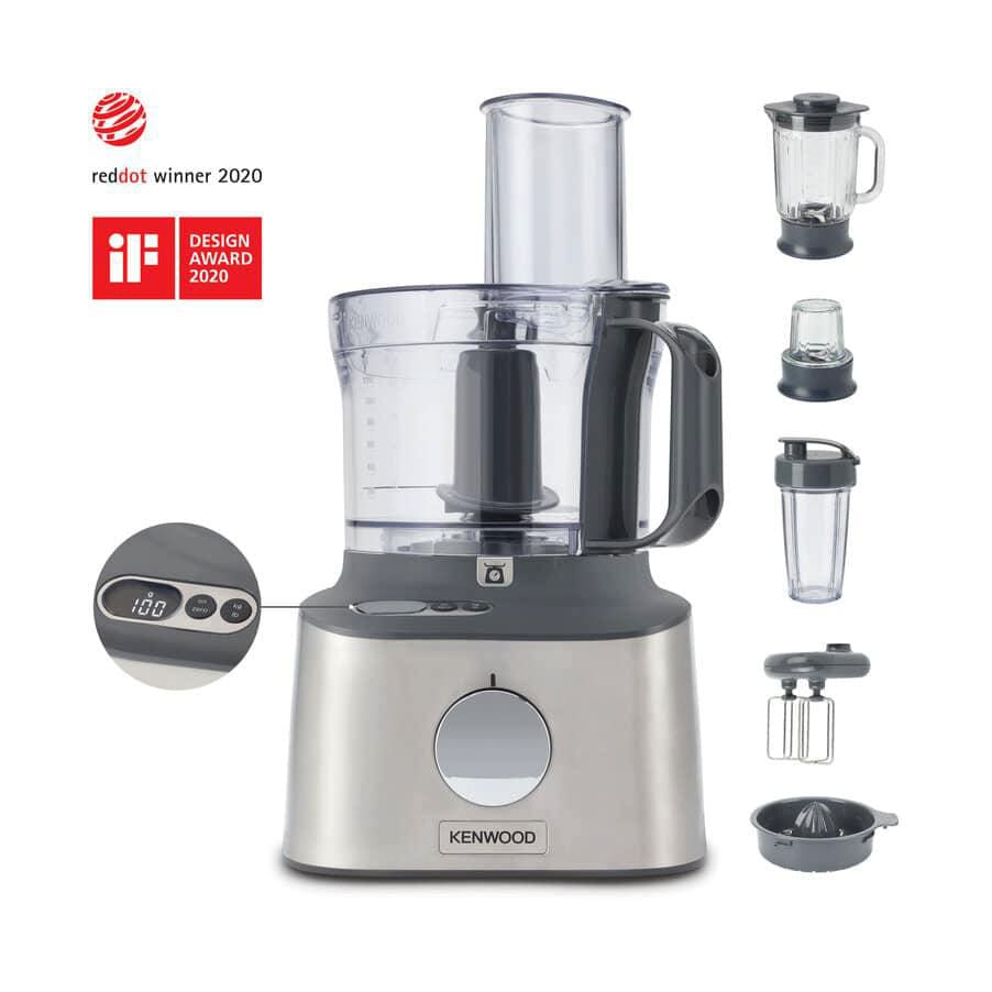 Kenwood Grau Küchenroboter Multipro Compact+ Fdm316ss 800 W 2 L - Bild 2