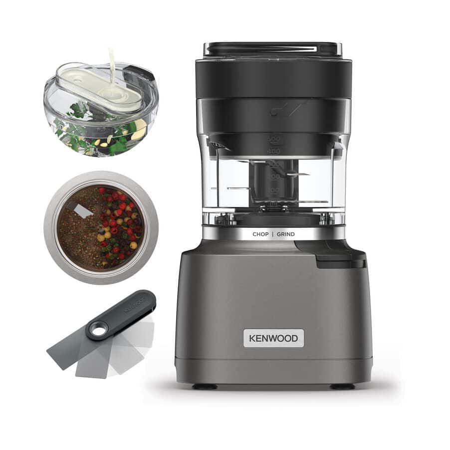 Kenwood Duo Prep 2-in-1 Zerkleinerer/Mühle CHP80.000SI Grau