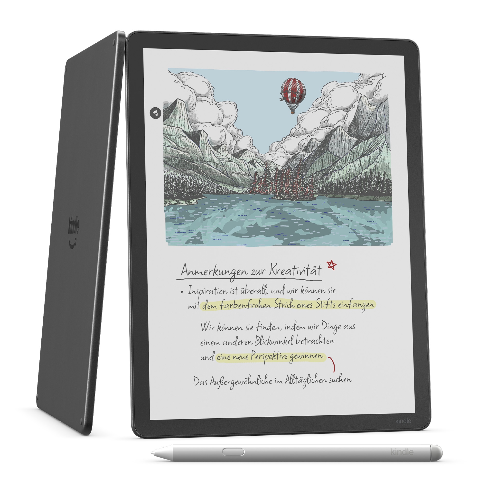 Amazon Kindle Scribe Colorsoft 64GB, Premium-Eingabestift, Graphite