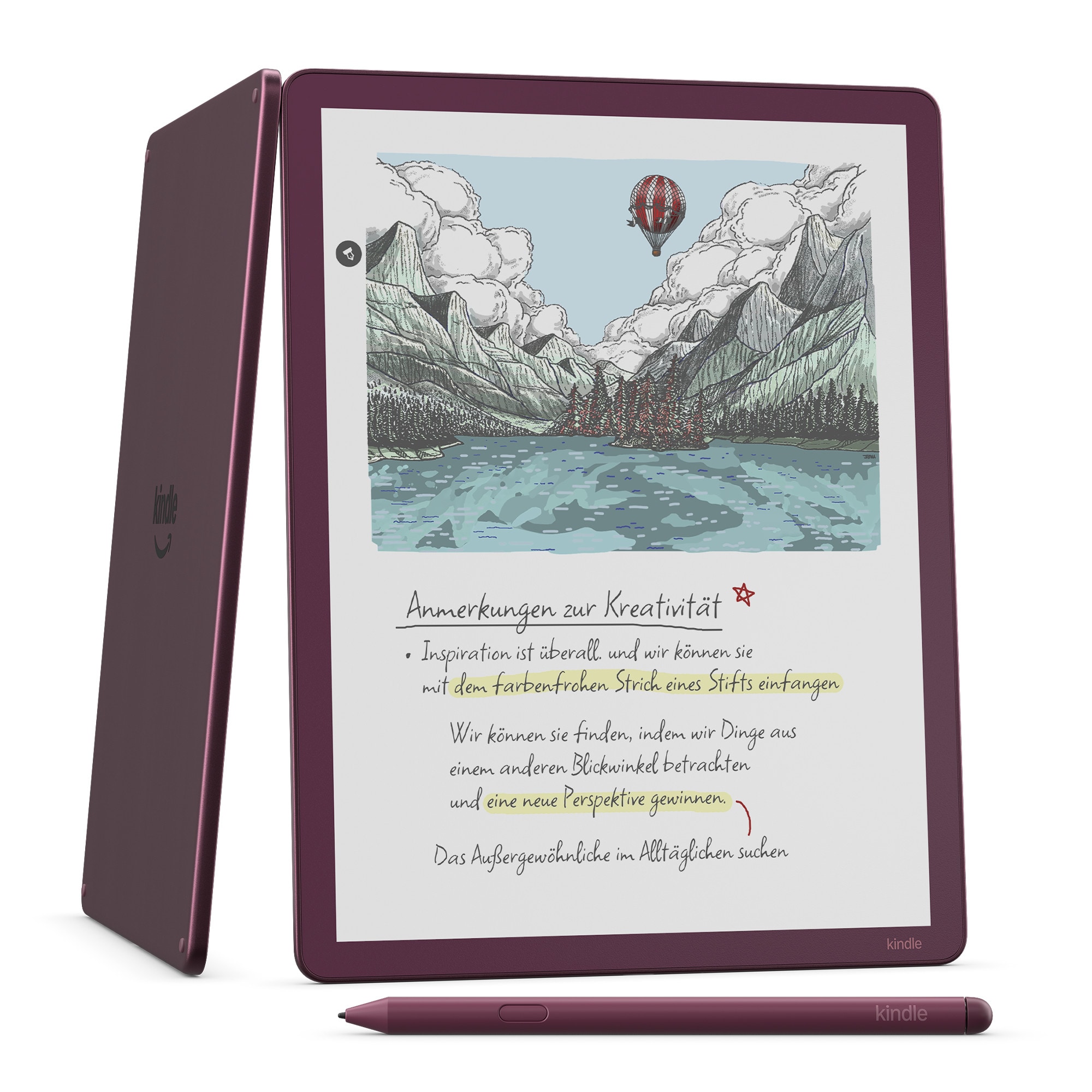 Amazon Kindle Scribe Colorsoft 64GB, Premium-Eingabestift, Feige