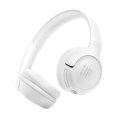 JBL TUNE 530BT On-Ear Bluetooth Kopfhörer kabellos faltbar, weiß