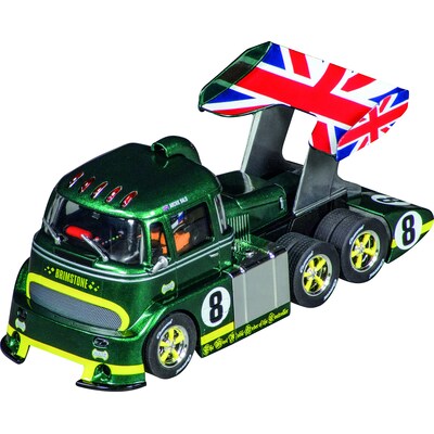 Image of Carrera Digital 132 Racetruck Cabover British Racing Green, No.8