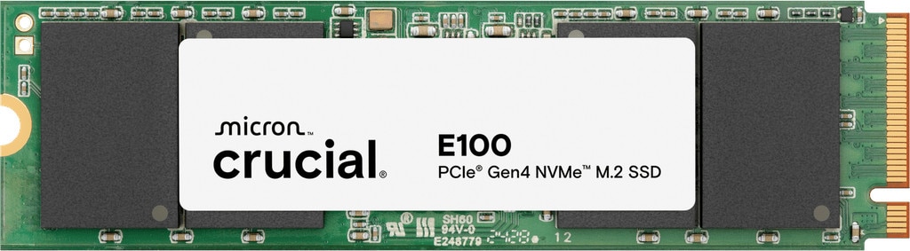 Crucial E100 2TB PCIe Gen4 2280 NVMe M.2 SSD