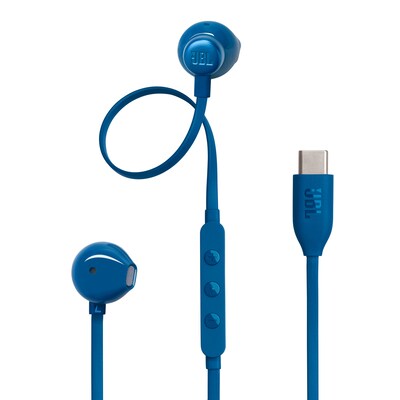 JBL Tune 305C,  In-Ear Wired USB-C Headphone High Resolution, blau