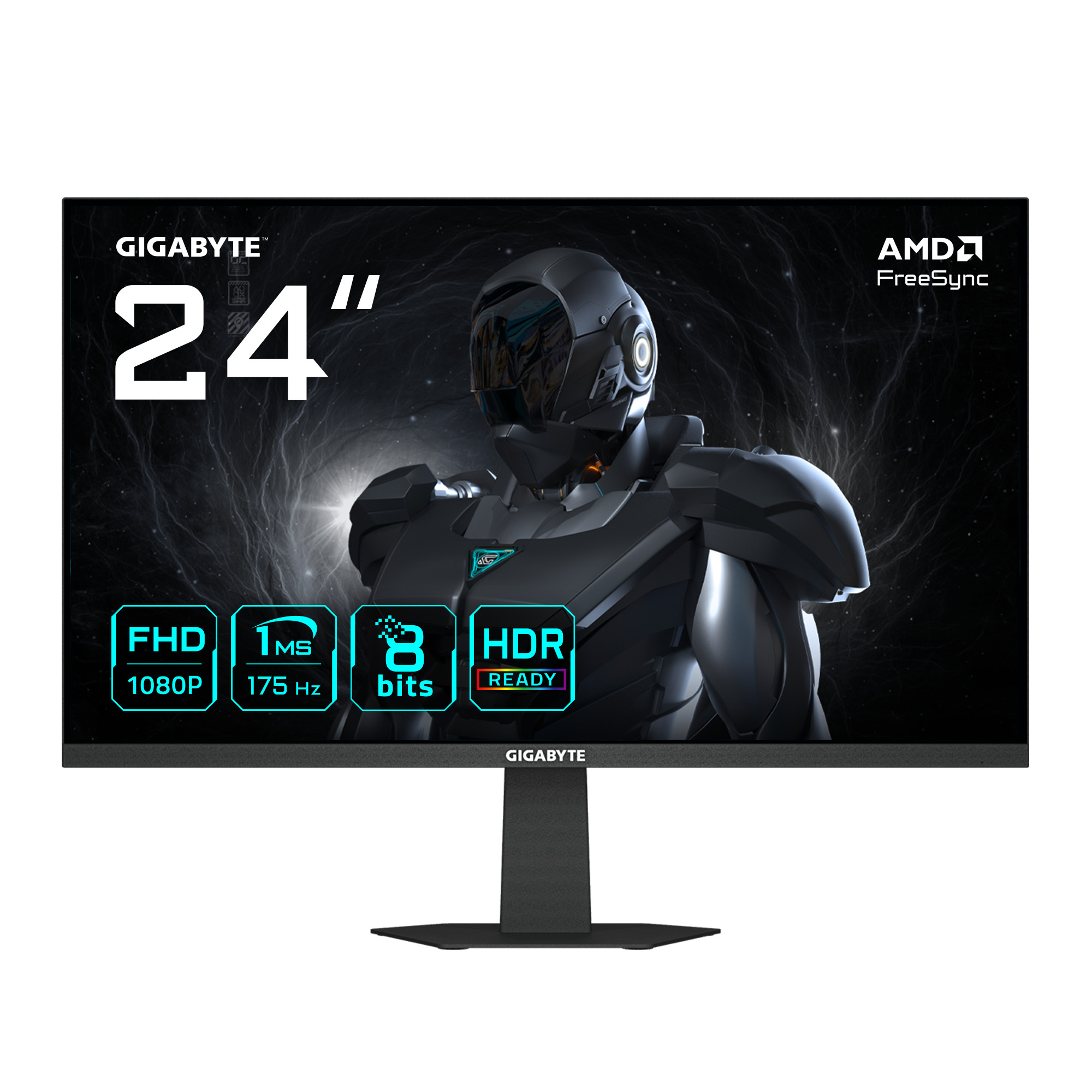 GIGABYTE GS24F14A 23.8 Zoll Full HD Fast IPS Panel 16:9 144 Hz Gaming Monitor