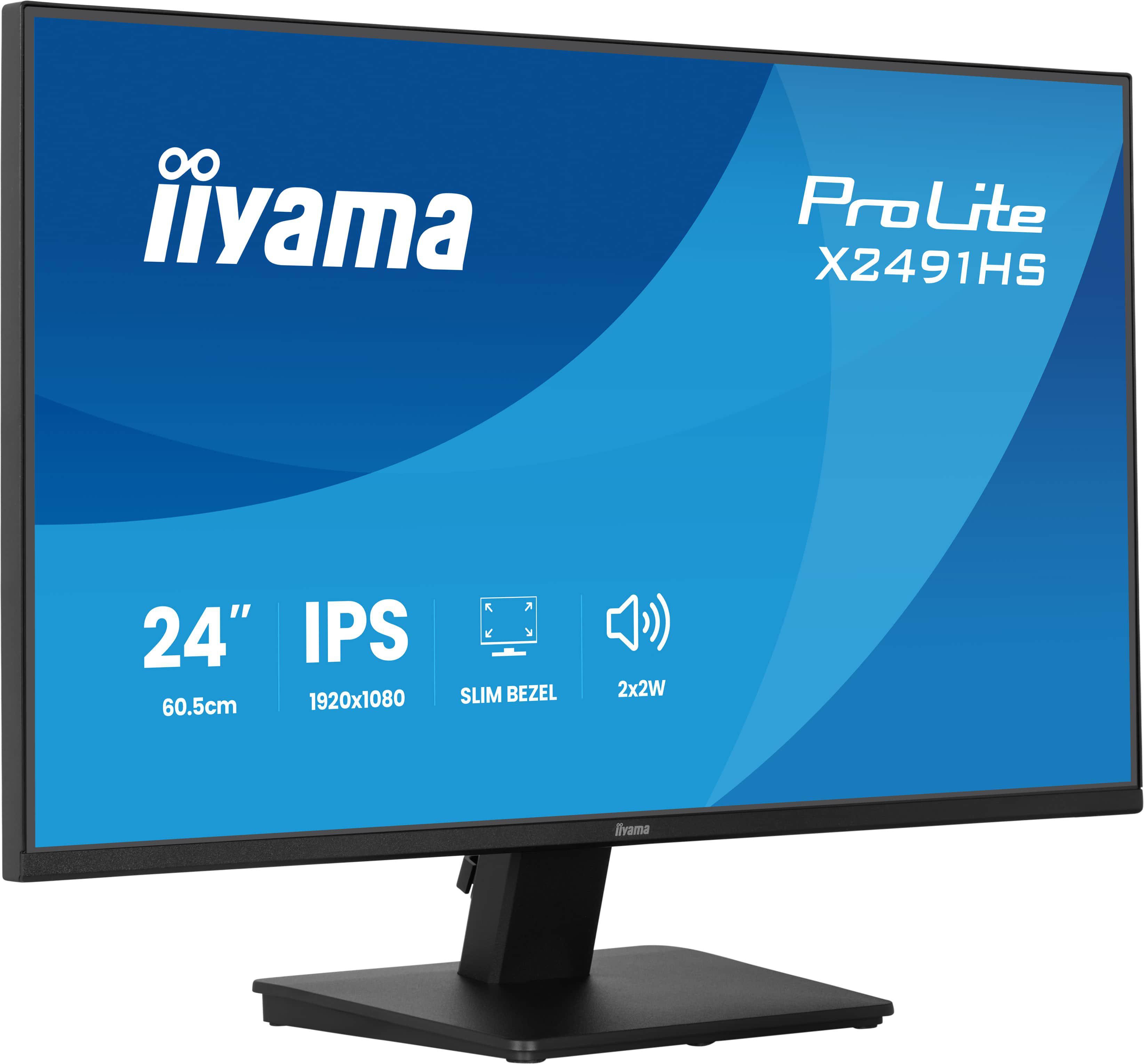 iiyama ProLite X2491HS-B1 23.8 Zoll Full HD 16:9 120 Hz Monitor