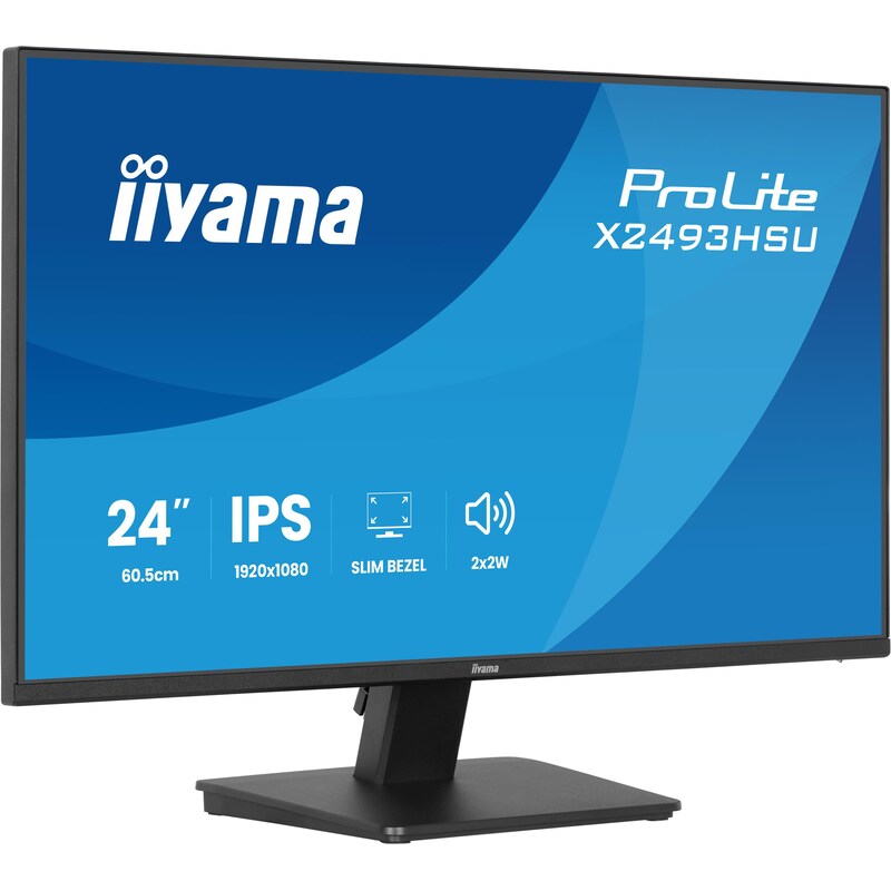Iiyama Prolite 60,5Cm (24") Fhd Ips 16:9 120 Hz Monitor X2493hsu-B1