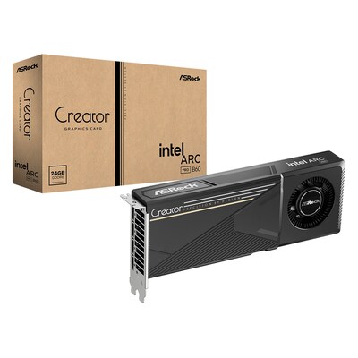 ASROCK Intel Arc Pro B60 Creator Grafikkarte 24GB GDDR6 DP