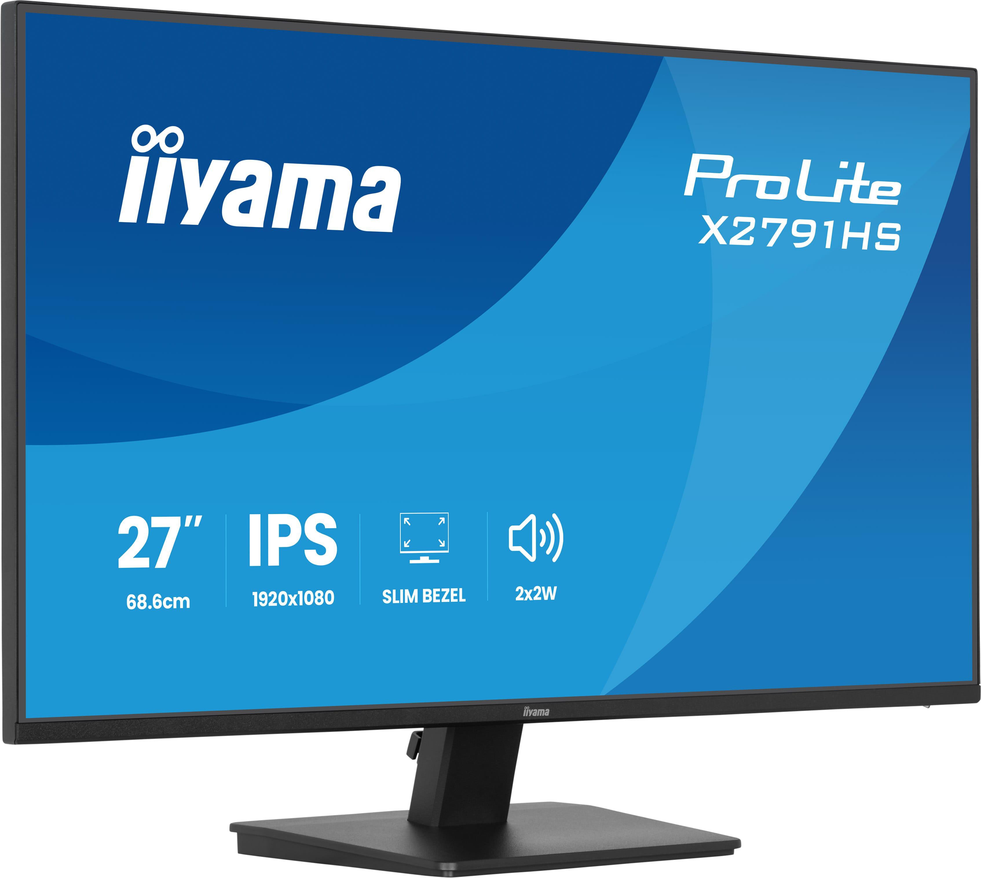 iiyama ProLite X2791HS-B1 27 Zoll Full HD 16:9 120 Hz Monitor