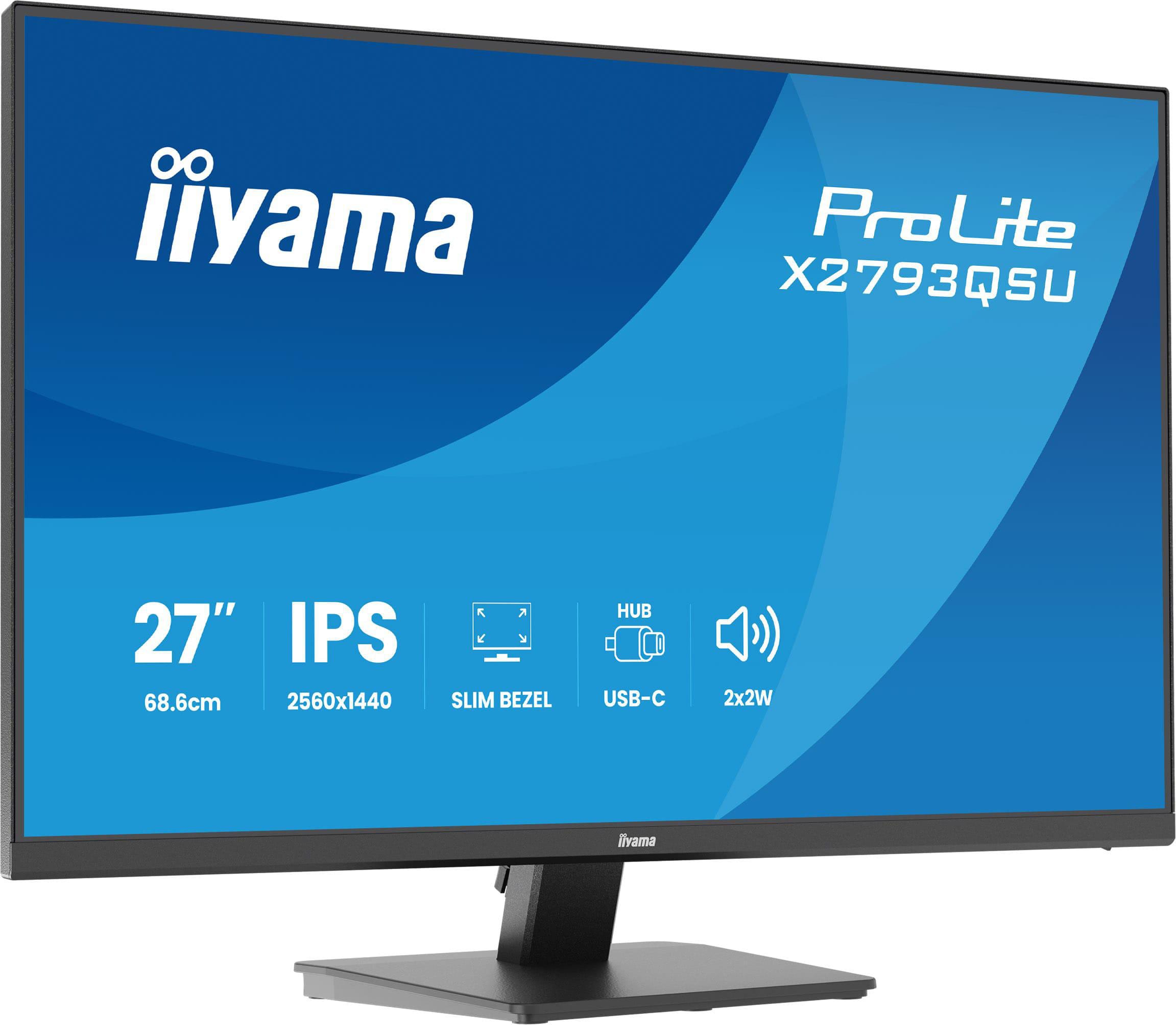 iiyama ProLite X2793QSU-B1 27 Zoll WQHD 16:9 75 Hz Monitor