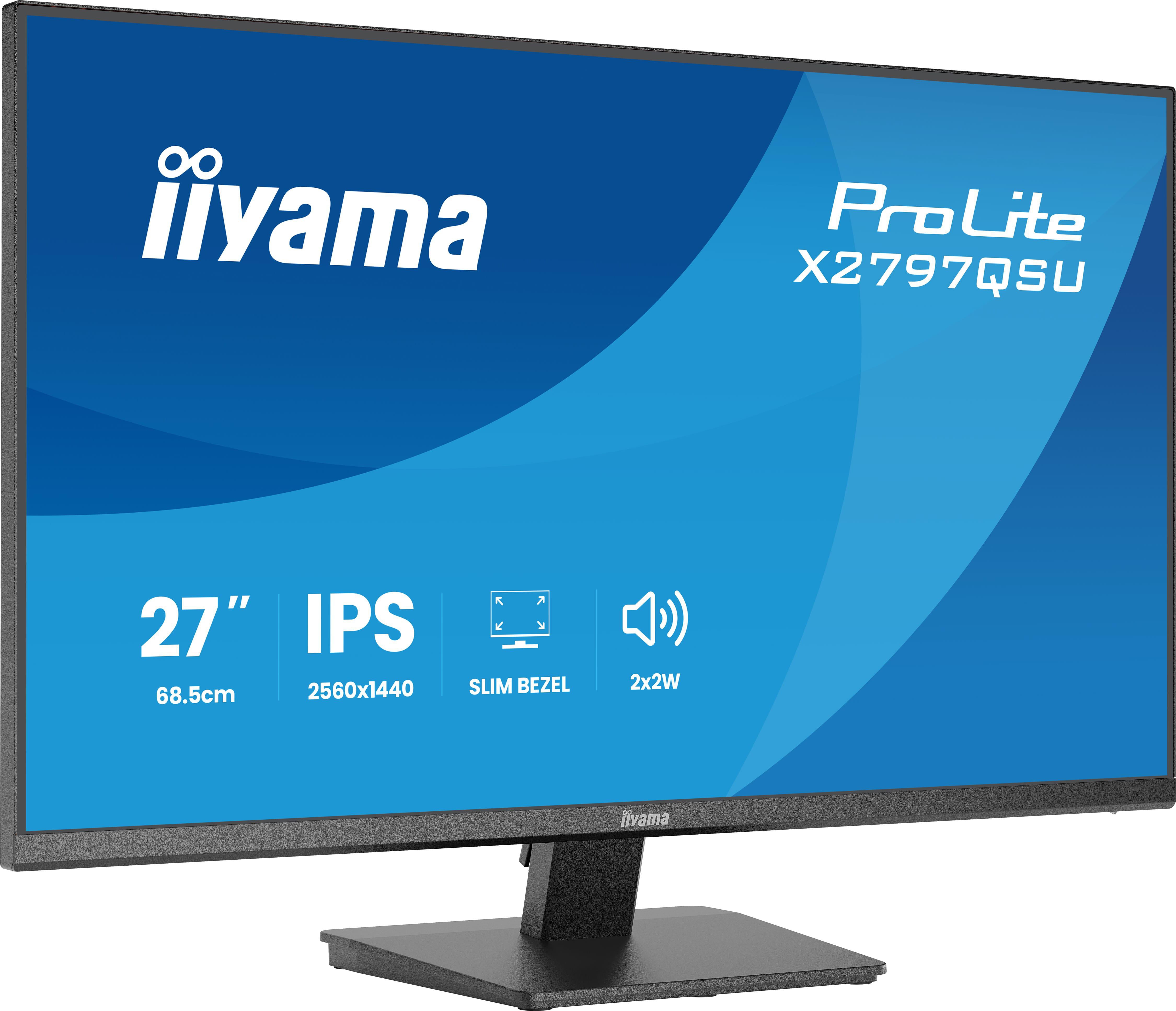 iiyama ProLite X2797QSU-B1 27 Zoll WQHD 16:9 75 Hz Monitor