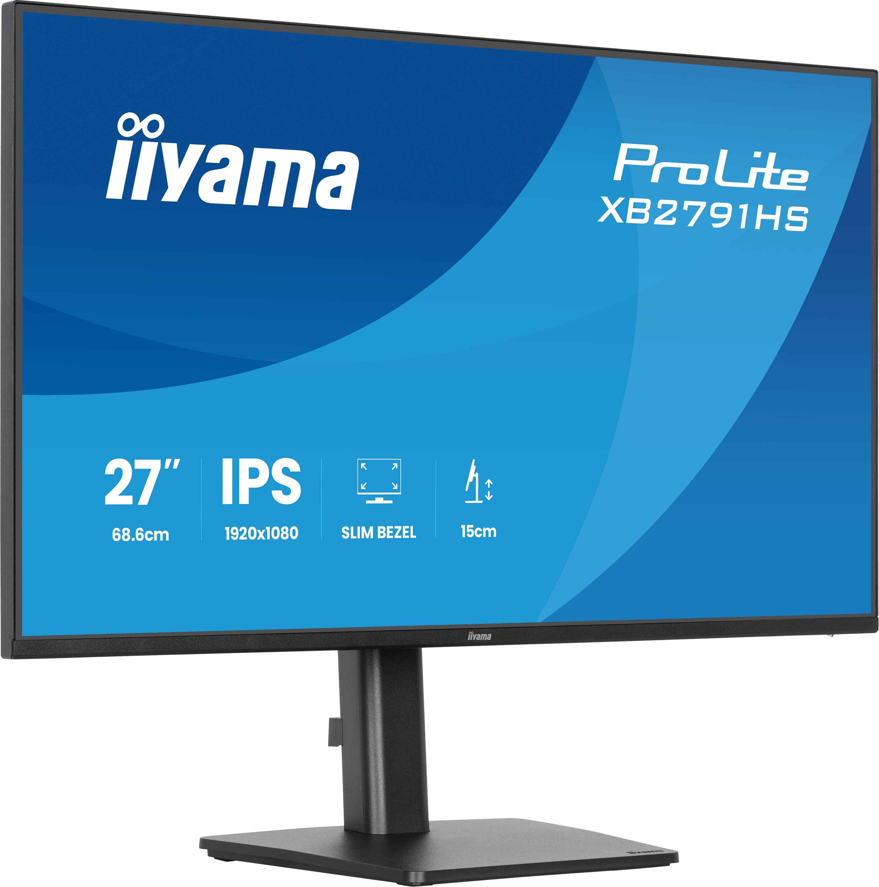 iiyama ProLite XB2791HS-B1 27 Zoll Full HD 16:9 120 Hz Monitor