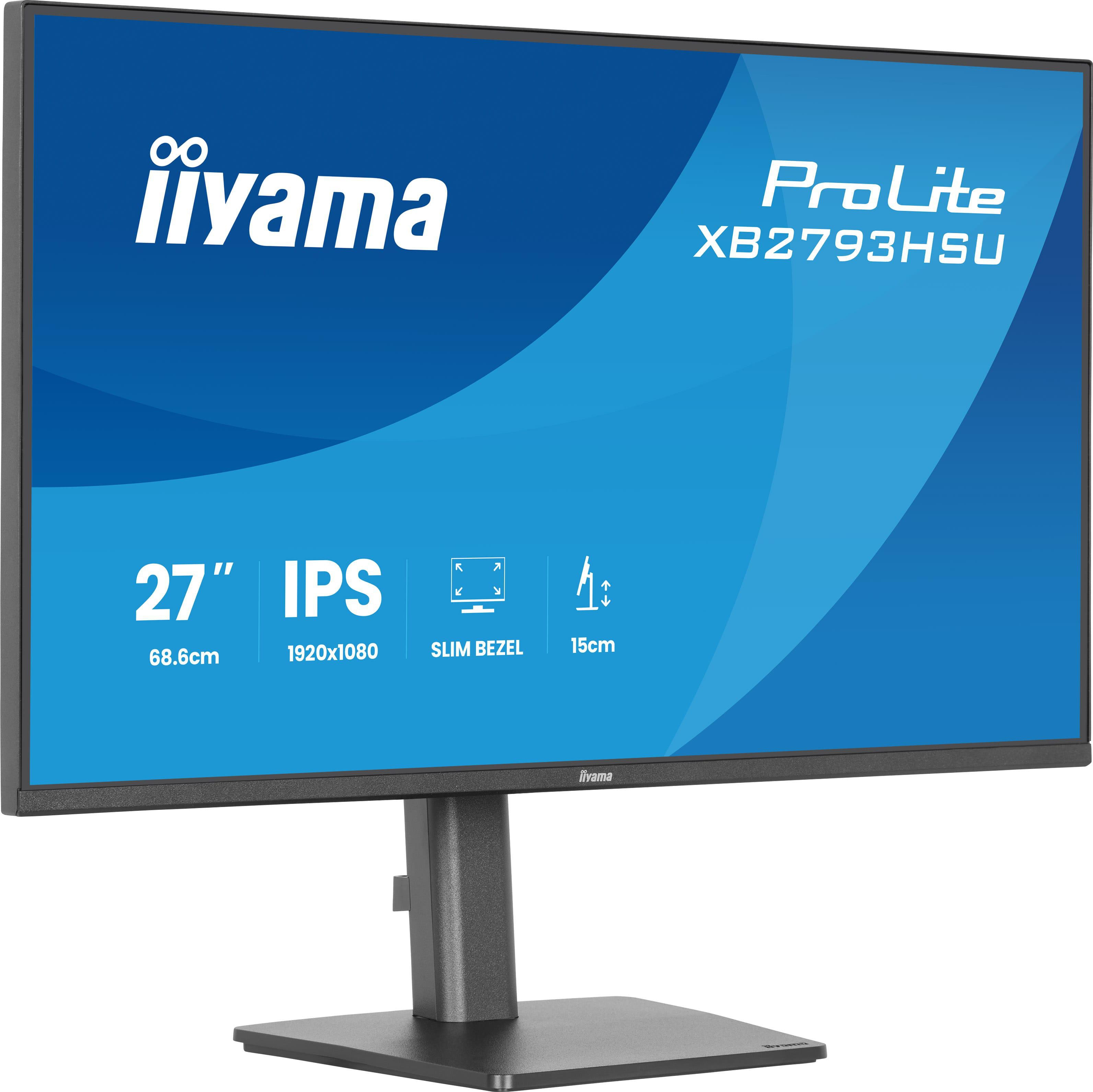 iiyama ProLite XB2793HSU-B1 27 Zoll Full HD 16:9 120 Hz Monitor