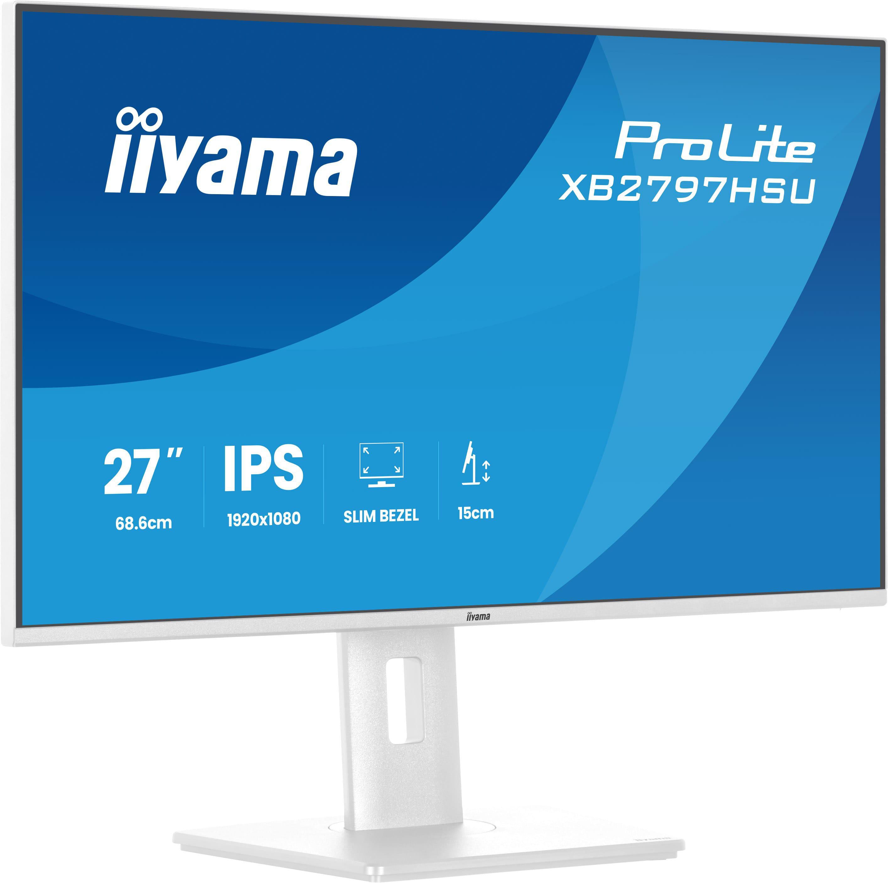 iiyama ProLite XB2797HSU-W1 27 Zoll Full HD 16:9 120 Hz Monitor