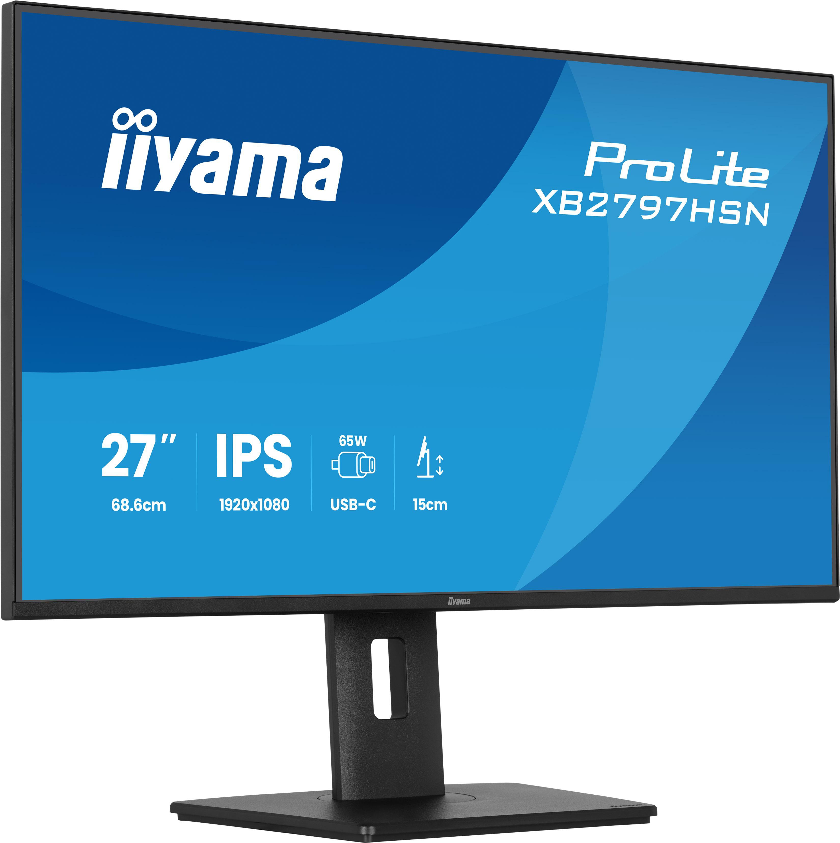 iiyama ProLite XB2797HSN-B1 27 Zoll Full HD 16:9 100 Hz Monitor