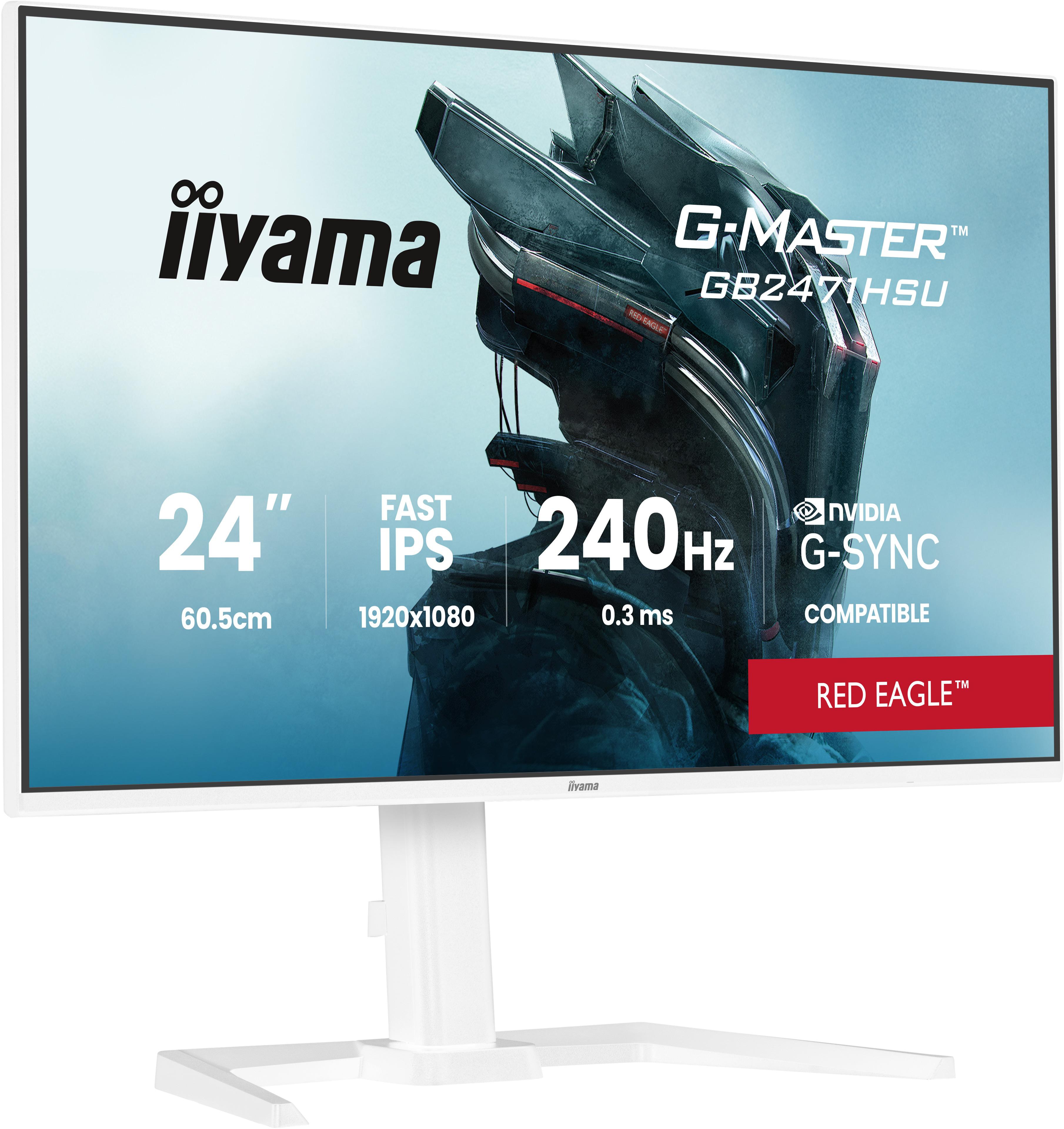 iiyama G-Master Red Eagle GB2471HSU-W1 23.8 Zoll Full HD 16:9 240 Hz Gaming Monitor