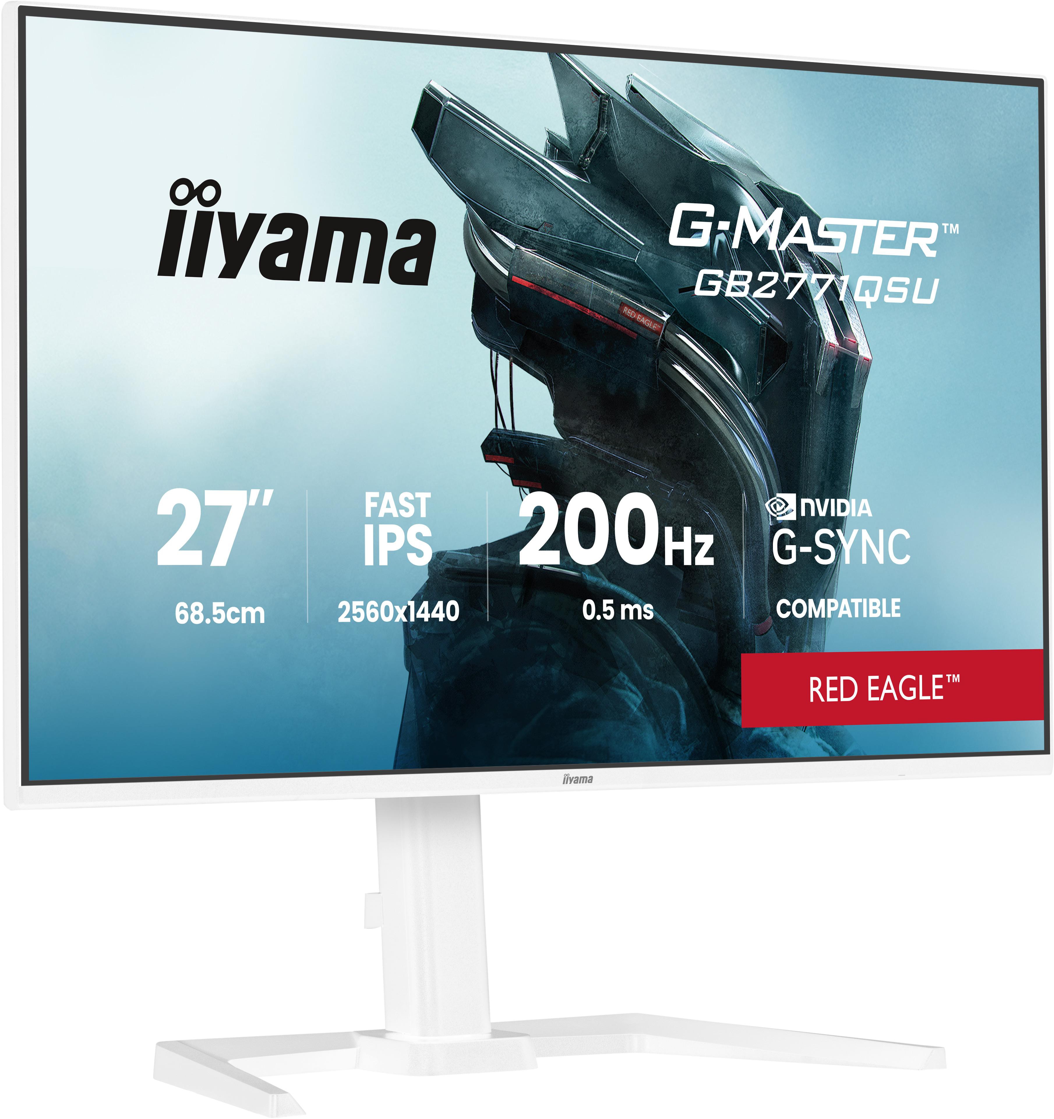 iiyama G-Master Red Eagle GB2771QSU-W1 27 Zoll WQHD 16:9 200 Hz Gaming Monitor
