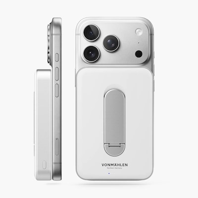 Vonmählen Evergreen Mag Powerbank 10.000 mAh mit Kickstand Weiß