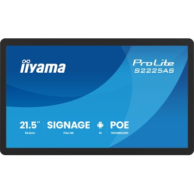 iiyama ProLite S2225AS-B1P 54.6cm (21.5") FHD Monitor HDMI/USB-C