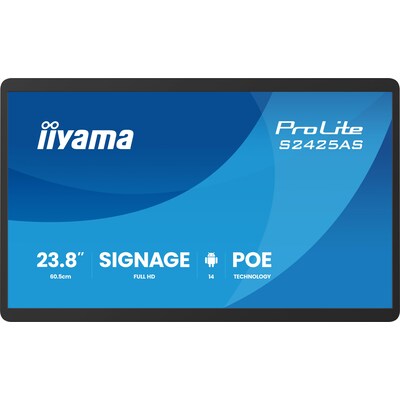 iiyama ProLite S2425AS-B1P  60.5cm (23.8") FHD Monitor HDMI/USB-C