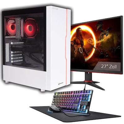 Captiva PC Advanced Gaming R93-557 Ryzen 7 5700X 16GB/1TB SSD RTX 5060 Win11 inkl. TFT 27" 165Hz