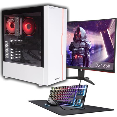 Captiva PC Advanced Gaming R93-554 Ryzen 7 5700X 16GB/1TB SSD RTX 5060 Win11 inkl. TFT 32" 165Hz