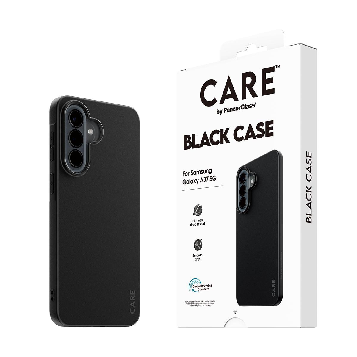 CARE by PanzerGlass Black Case für Samsung Galaxy A37 5G