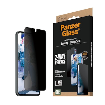 PanzerGlass® Privacy Displayschutz Samsung Galaxy A37 5G Ultra-Wide Fit m. EasyAligner
