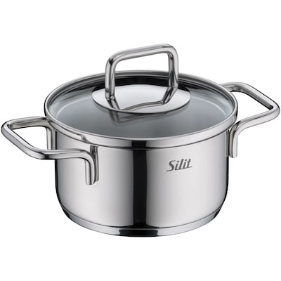Silit Extra Cook Mini-Bratentopf 12 cm mit Glasdeckel