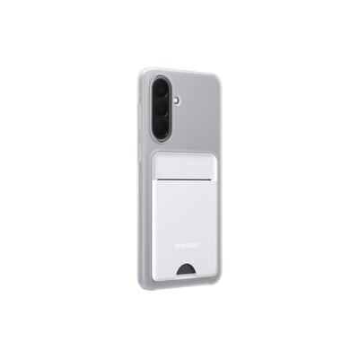 Samsung Card Slot Case EF-OA576TJEGWW für Galaxy A57, hellgrau, Schutzhülle mit Kartenfach