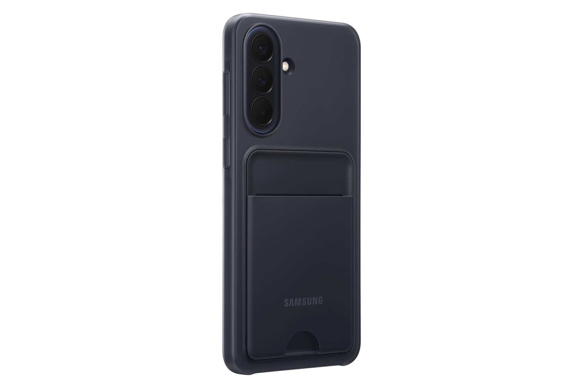 Samsung Card Slot Case EF-OA576TBEGWW für Galaxy A57, schwarz, Schutzhülle mit Kartenfach