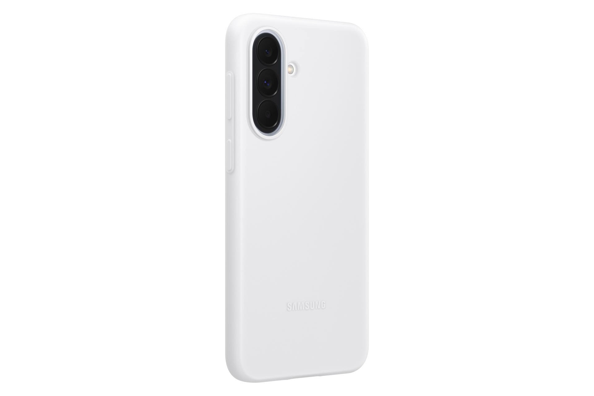 Samsung Silicone Case EF-PA376CJEGWW für Galaxy A37 5G, hellgrau