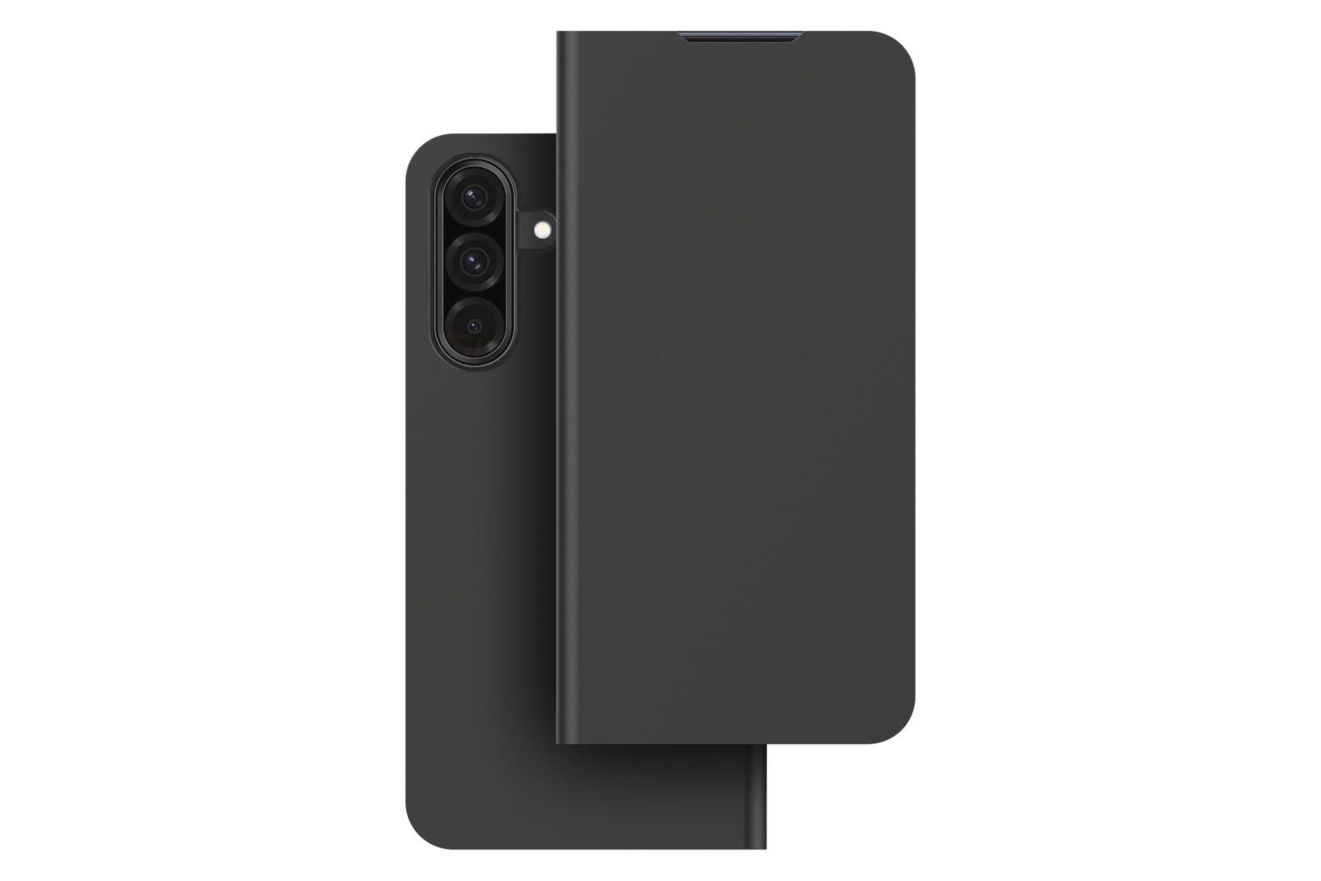 Samsung by Mobeen Flip Cover für Galaxy A57, schwarz