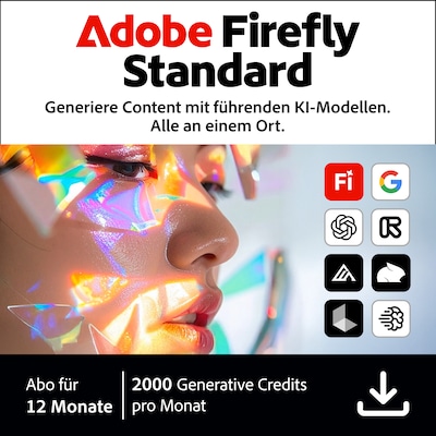 Adobe Firefly Standard | Download & Produktschlüssel