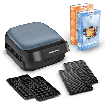 Tefal SW8674 Snack Collection Sandwich & Waffle Maker Aqua