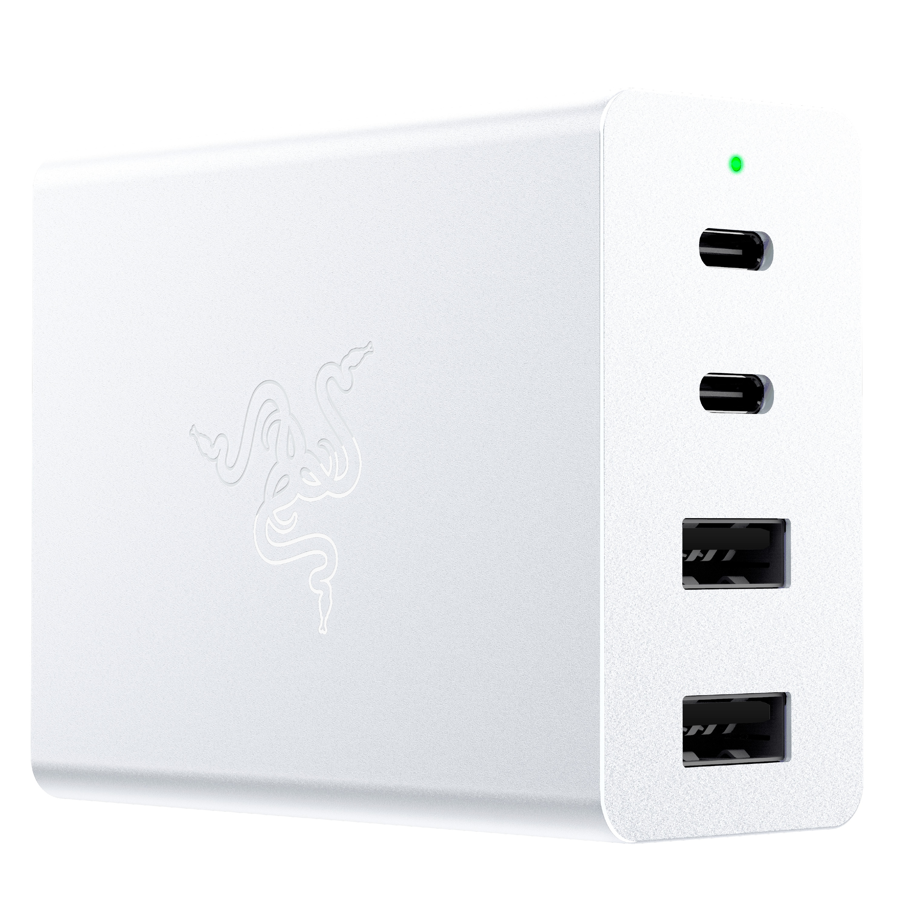 RAZER USB-C 130W GaN Netzteil/ Ladegerät/ Charger Mercury, 2x USB-C, 2x USB-A, PD 3.0