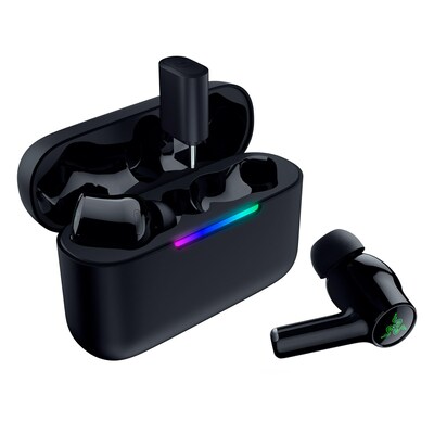 RAZER Hammerhead V3 HyperSpeed Schwarz In-Ear-Headsets/ Kopfhörer, ANC, Ladecase, Bluetooth 6.0, 2.4 Ghz Dongle, THX Spatial Audio