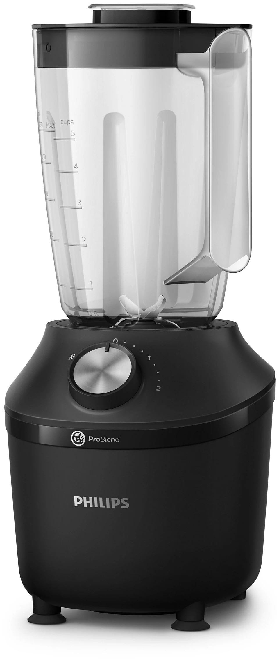 Philips Hr2191/01 3000 Series Standmixer 600W 1,25L Größe 45 Schwarz - Bild 3