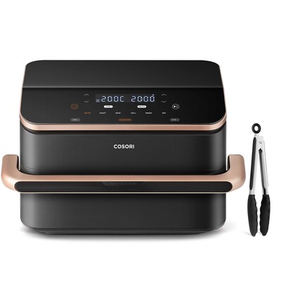 COSORI DualBlaze TwinFry 10 Liter Heissluftfritteuse CAF-TF101S-AEUR schwarz