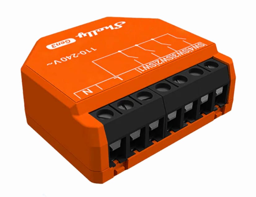 Shelly Plus i4 Gen3 Unterputz Smarter Controller WLAN BT 4 Kanäle